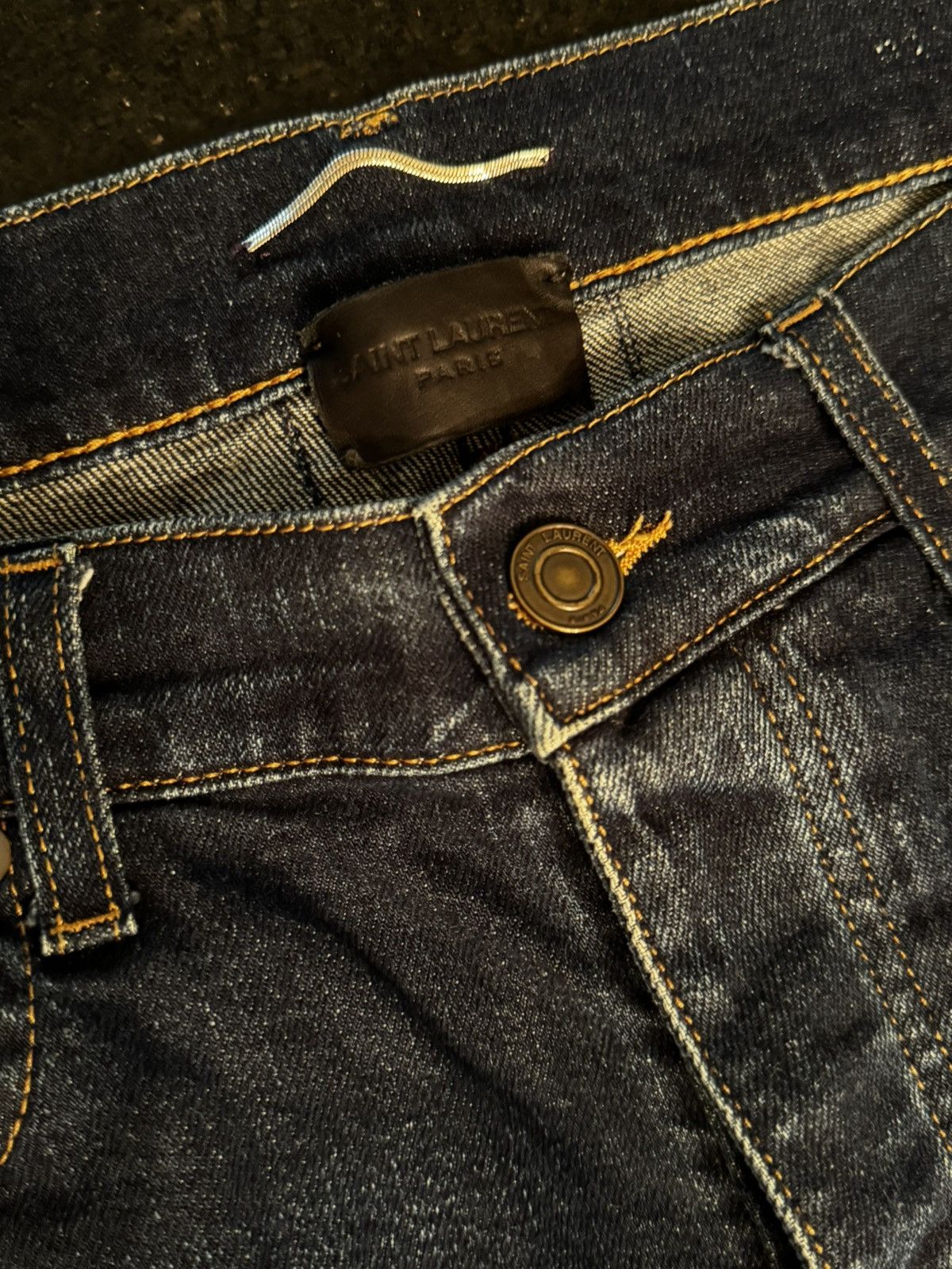 Saint Laurent Paris Saint Laurent Paris Blue Denim size 32 Size US 32 / EU 48 - 6 Thumbnail