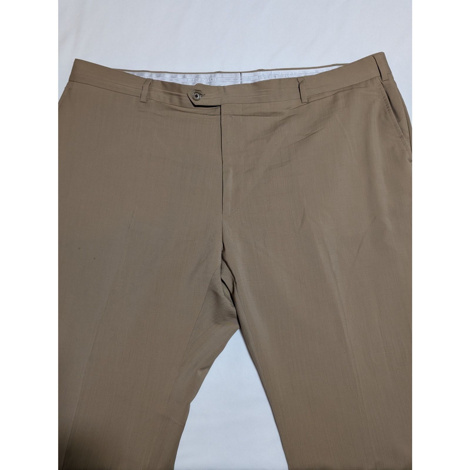 Unknown London Tessuto Marzotto 100% Wool pants Made In Italy Khaki Pants Size US 44 / EU 60 - 3 Thumbnail