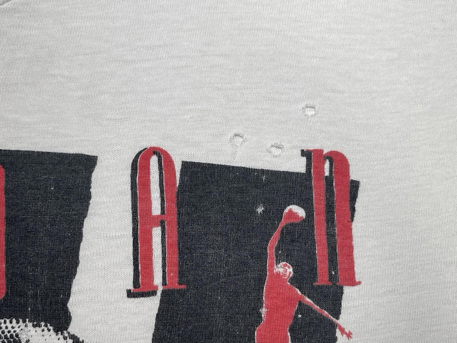 Vintage 1988 Chicago Bulls Michael Jordan Bootleg MVP White TShirt M Size US M / EU 48-50 / 2 - 6 Thumbnail