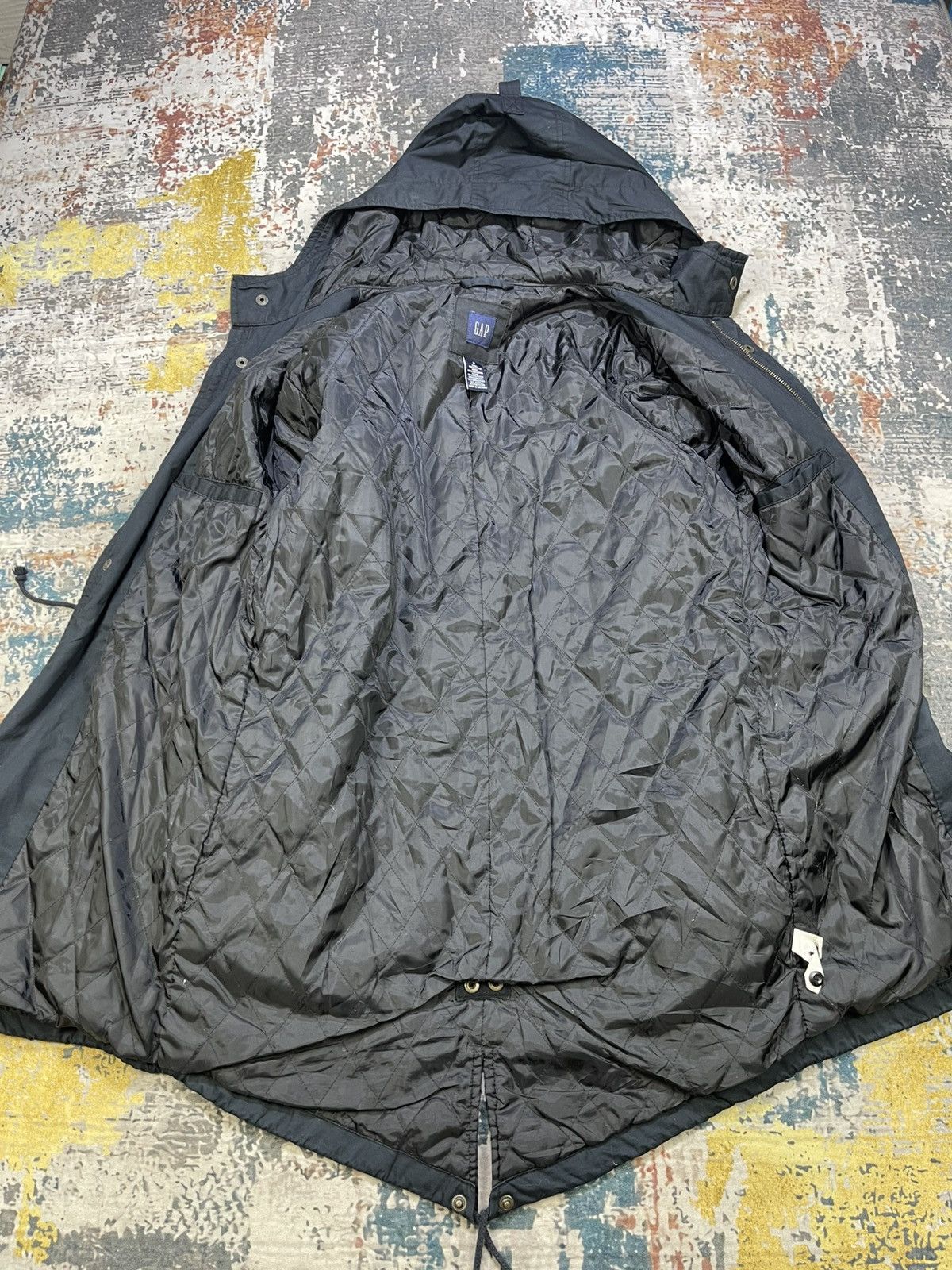Gap GAP Military Navy Blue Fishtail Parka Jacket Size US S / EU 44-46 / 1 - 9 Thumbnail