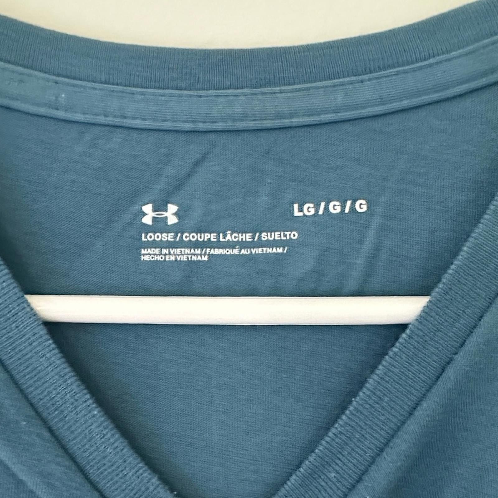 Under Armour Under Armour Men's Teal Short Sleeve Tee Size US L / EU 52-54 / 3 - 2 Thumbnail