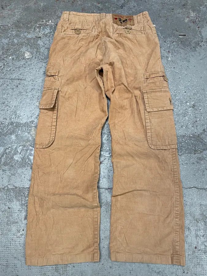 Moschino × Vintage 2000s Moschino Beige Cargo Pants Size US 32 / EU 48 - 7 Thumbnail