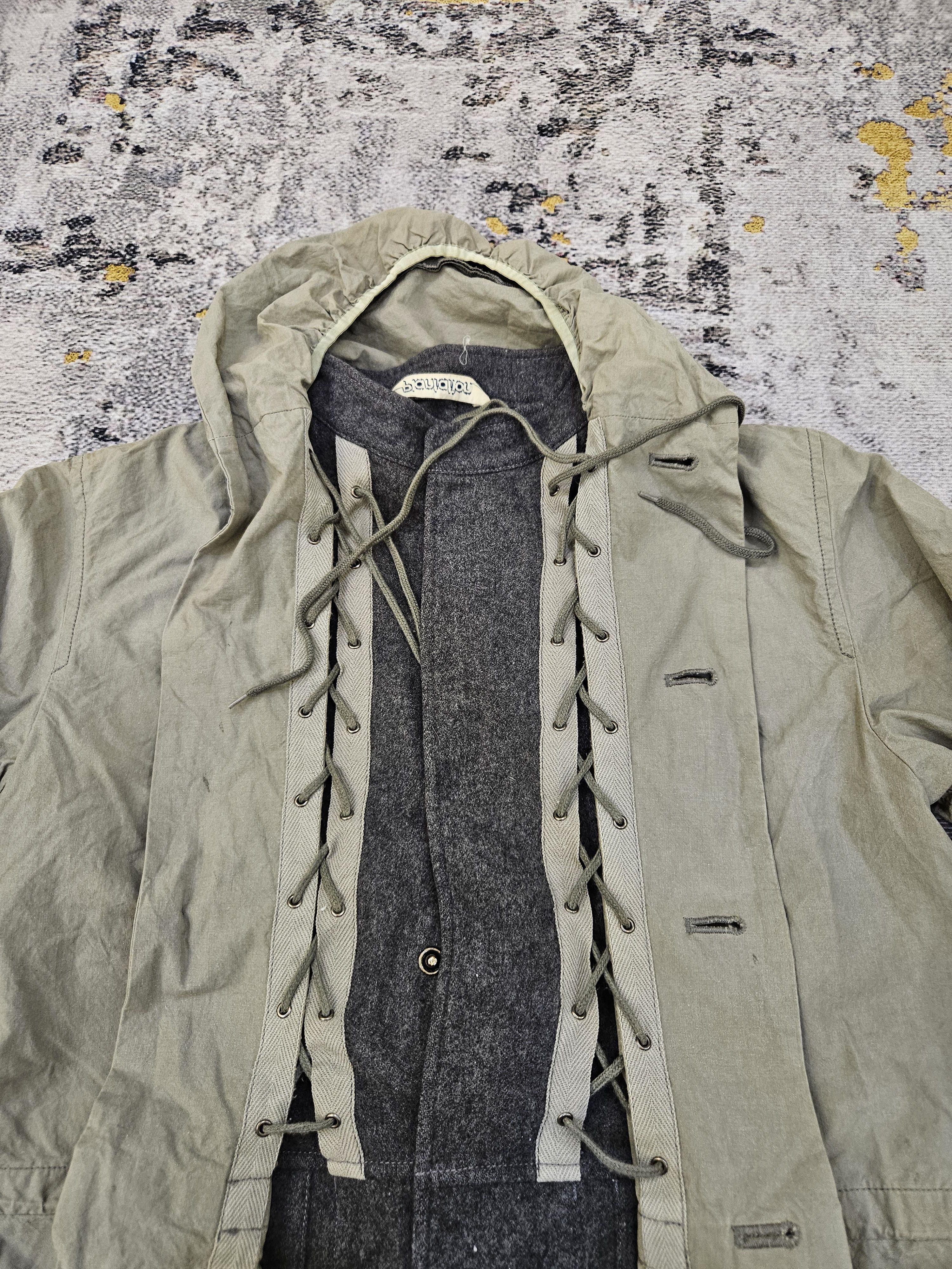 Issey Miyake RARE VINTAGE Issey Miyake 2-in-1 Layered Parka Jacket Size US M / EU 48-50 / 2 - 4 Thumbnail