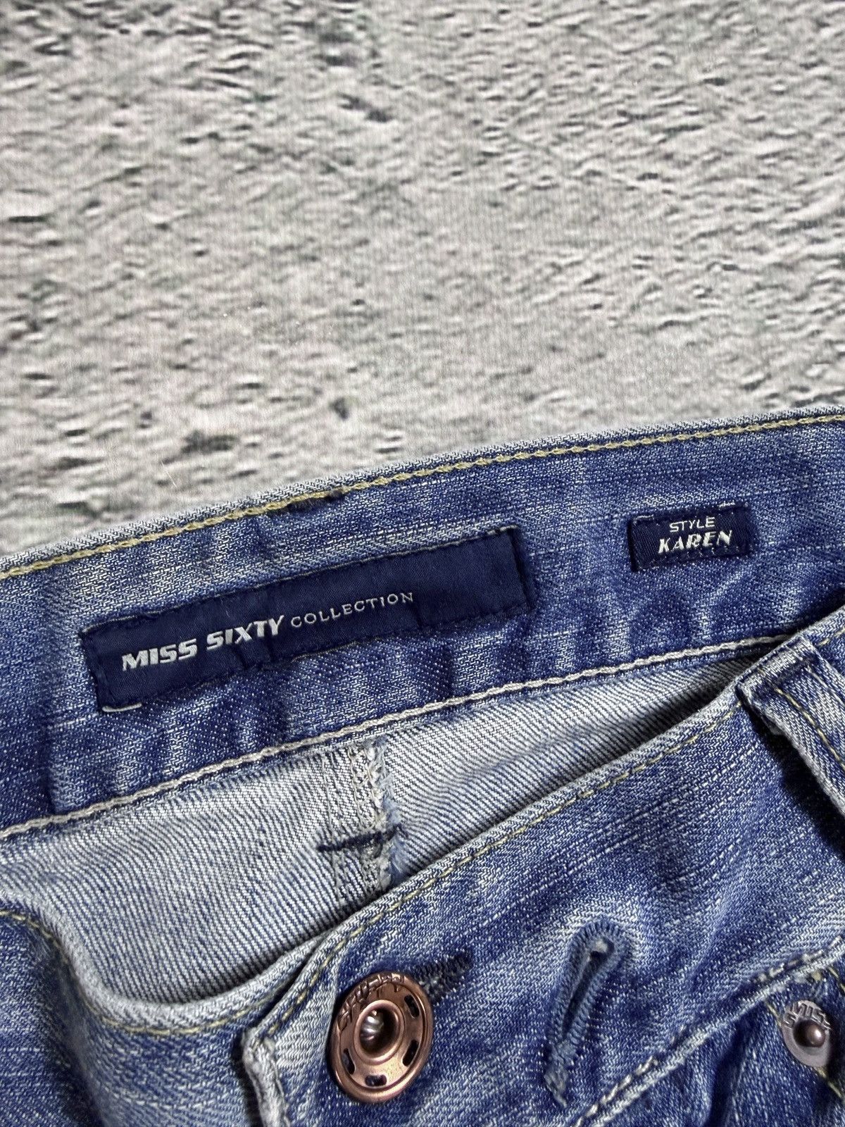 Miss Sixty Y2K Vintage Miss Sixty Jeans Bootcut Low Rise Size 28" / US 6 / IT 42 - 8 Thumbnail