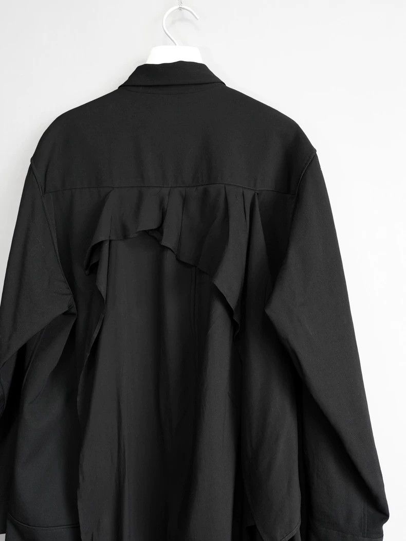 Yohji Yamamoto yohji yamamoto20 AW Fleece Tencel Shirt 2503-Nextarrow Size US M / EU 48-50 / 2 - 7 Thumbnail