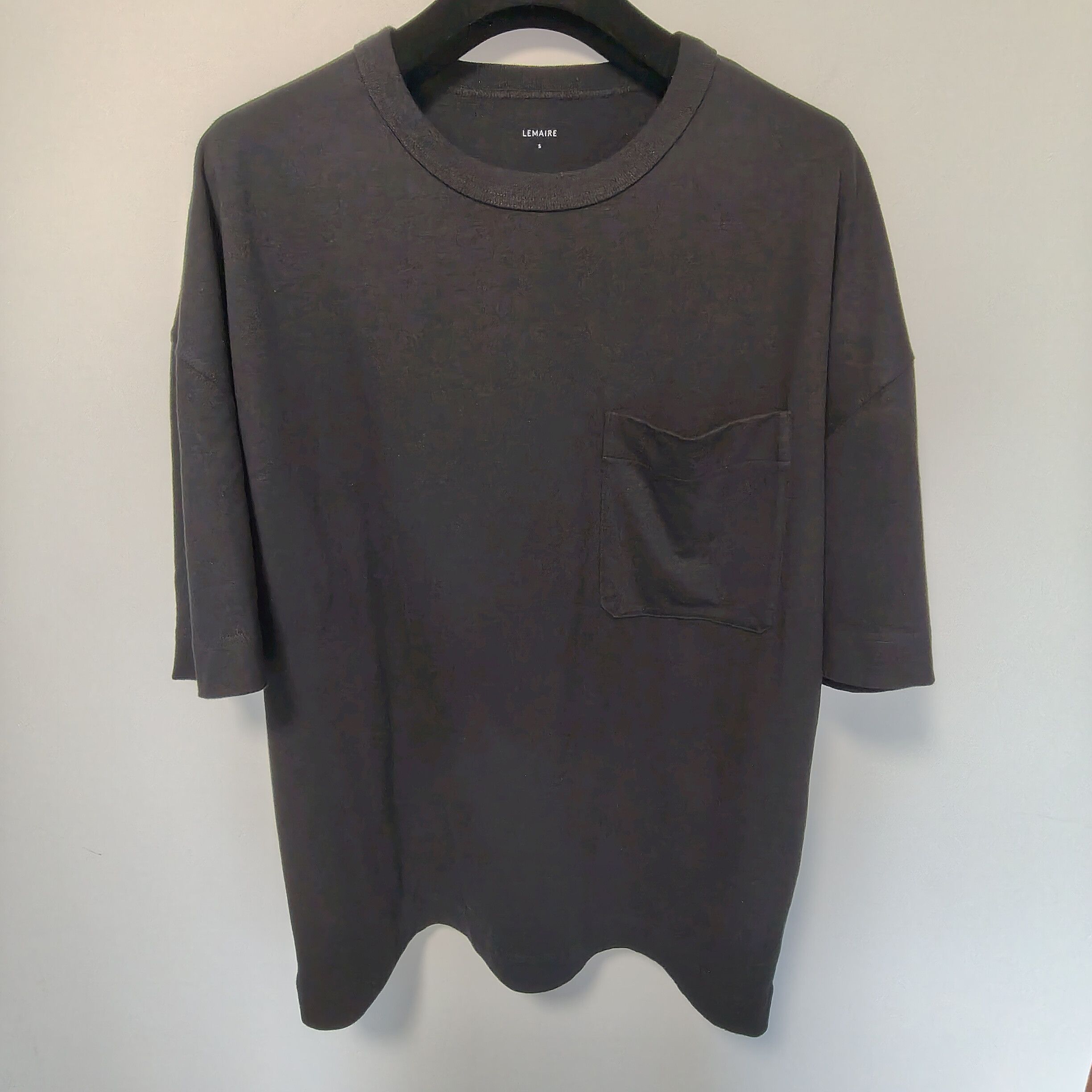 Lemaire Heavy cotton and linen t-shirt Size US S / EU 44-46 / 1 - 1 Thumbnail