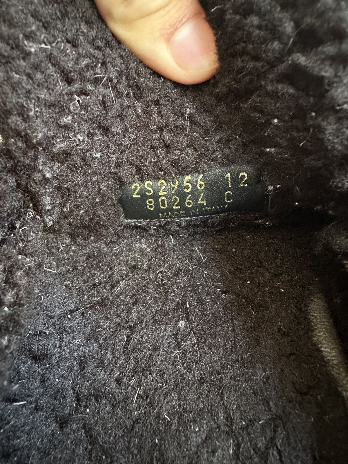 Prada Prada Plaque Logo Shearling Mules Size US 13 / EU 46 - 7 Thumbnail