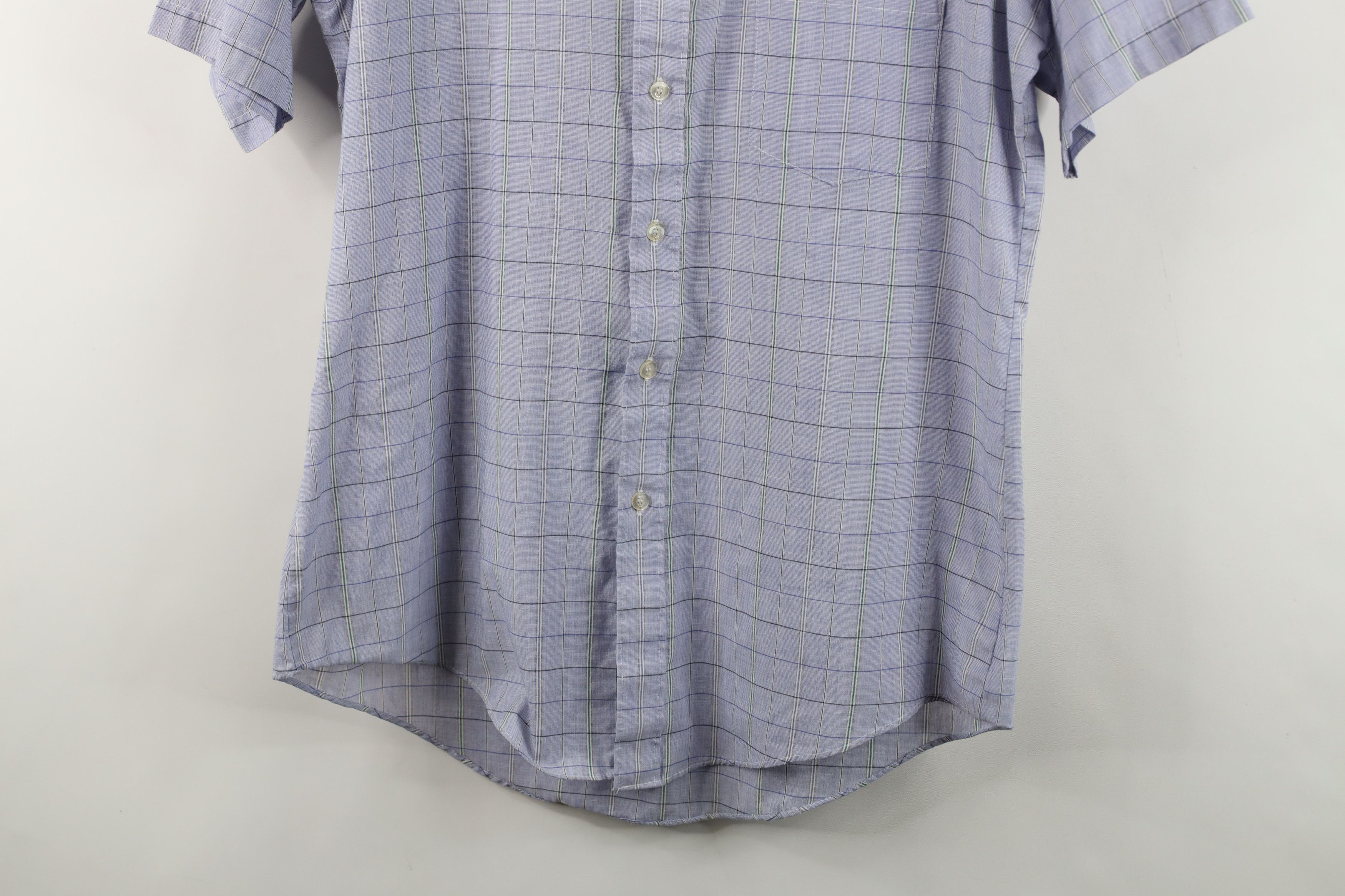 Vintage Vintage 70s 80s Streetwear Needle Short Sleeve Button Shirt Size US M / EU 48-50 / 2 - 3 Thumbnail
