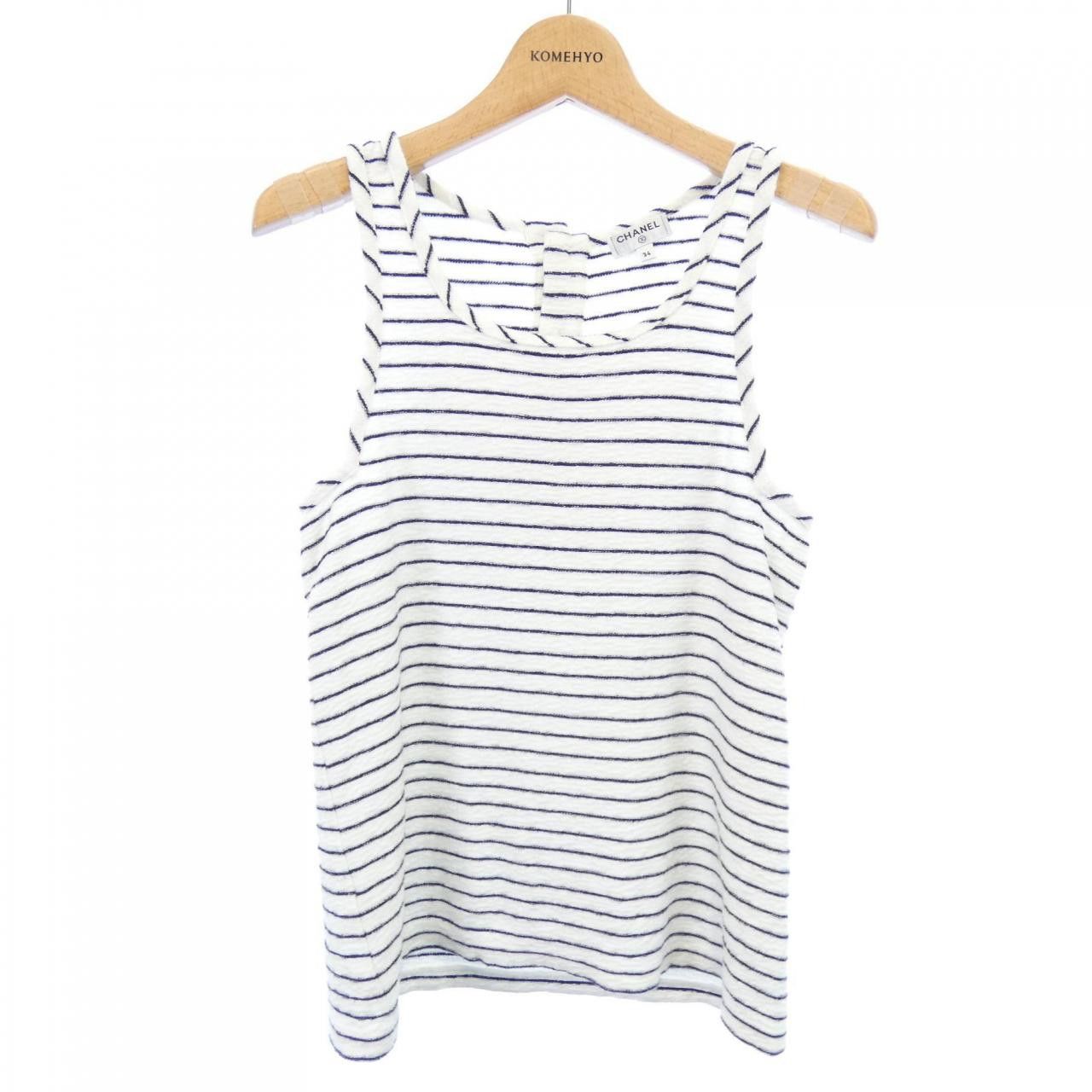 Chanel Chanel Chanel Knit Tank Top Textile Tops P55589V41668 DUTY FREE for USA Size ONE SIZE - 1 Thumbnail