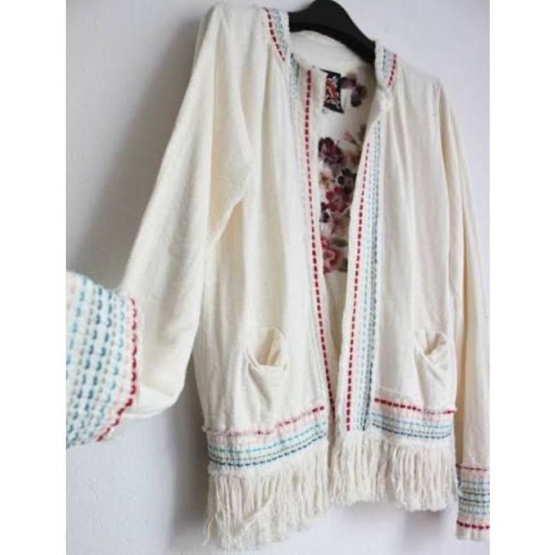 Johnny Was Johnny Was Yatiz Cardigan in Ivory (Sz S) Size S / US 4 / IT 40 - 1 Thumbnail