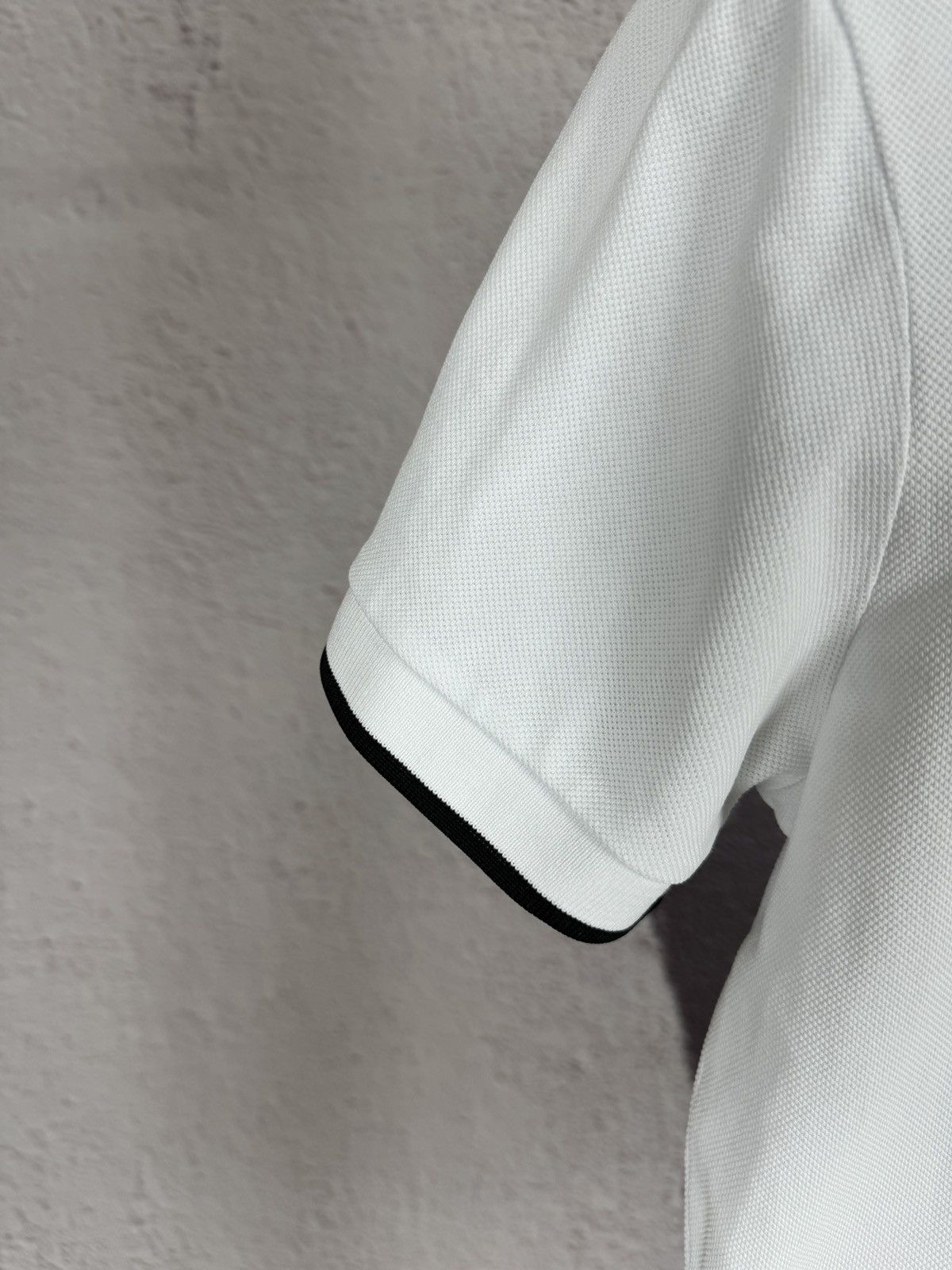 Alexander McQueen McQ by Alexander McQueen white striped polo tee shirt Size US XL / EU 56 / 4 - 4 Thumbnail