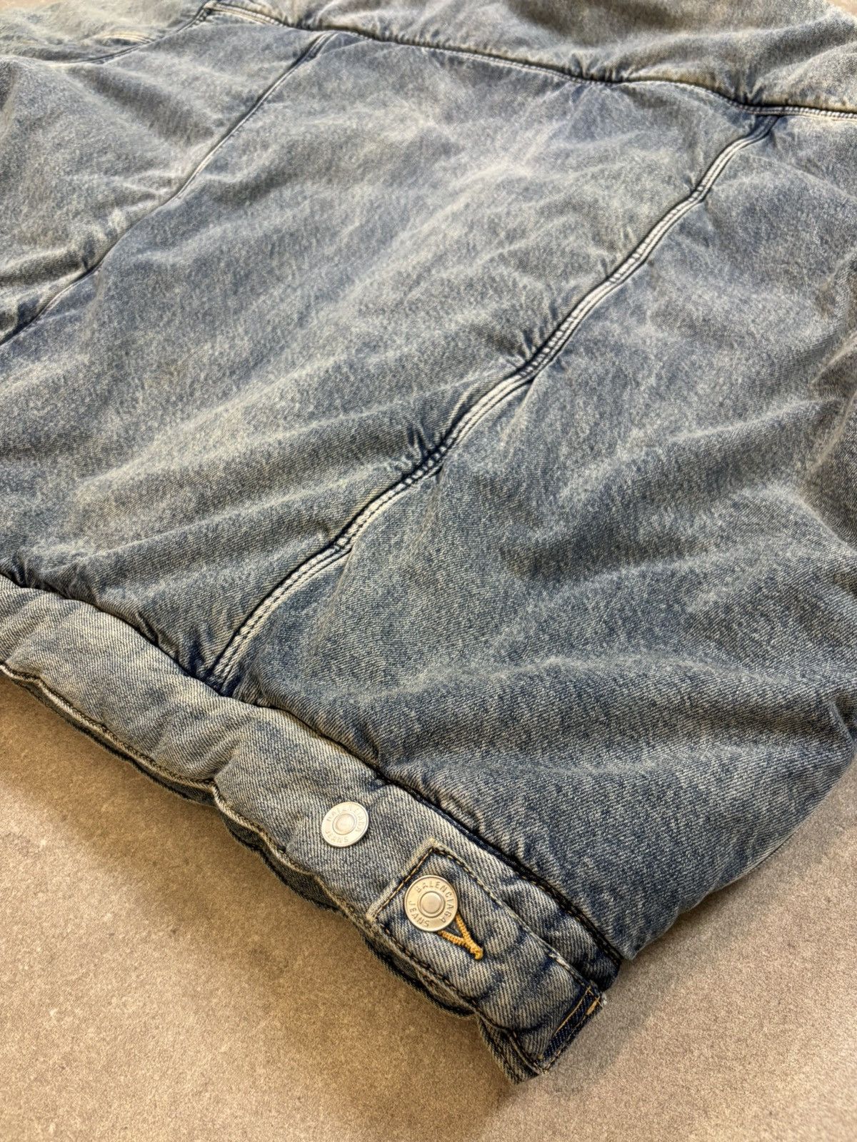 Balenciaga KANYE WEST Balenciaga Padded Denim Jacket Size US M / EU 48-50 / 2 - 10 Thumbnail