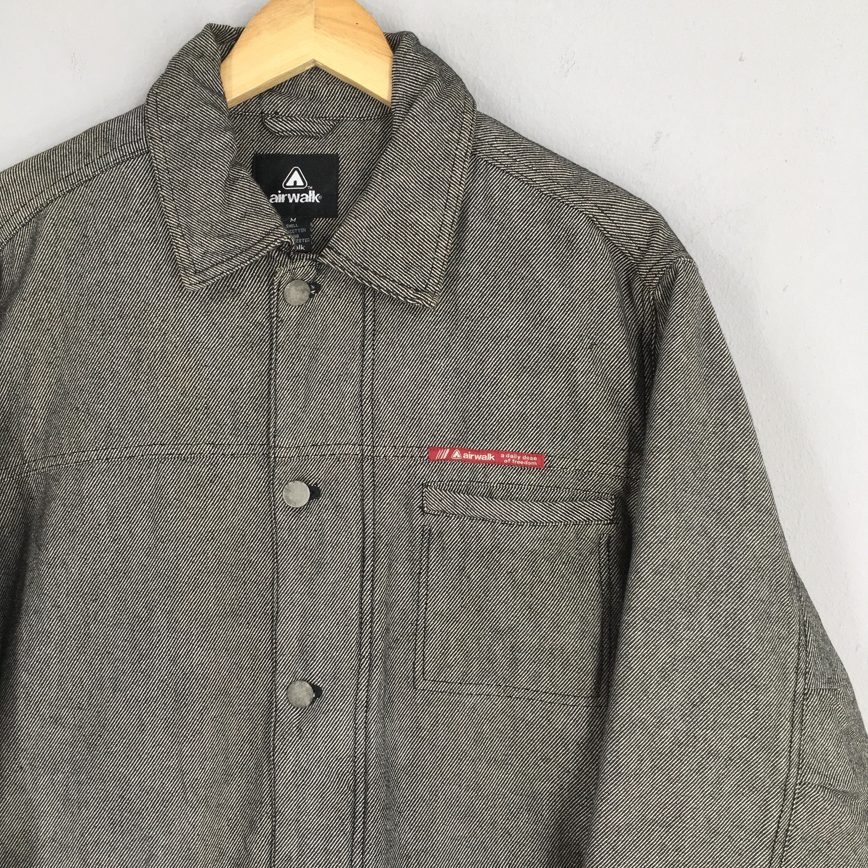 Airwalk Vintage Airwalk Denim Chore Workers Jacket Labour Medium Size US M / EU 48-50 / 2 - 2 Thumbnail