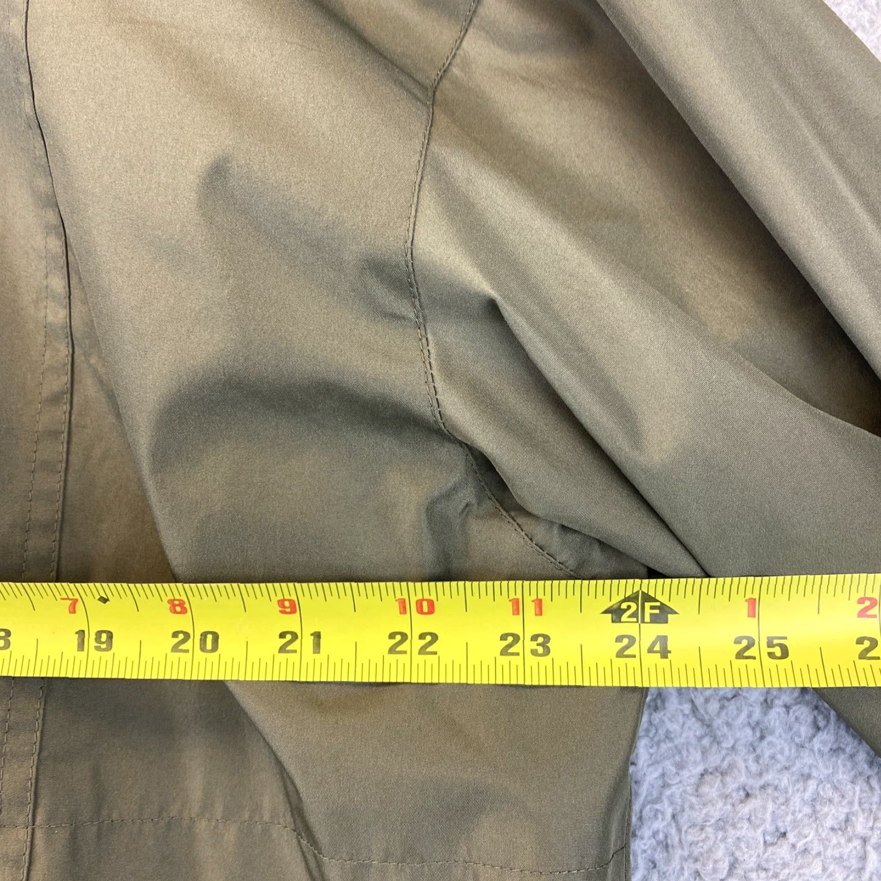 Vintage Fleet Street Coat Womens Green Detachable Hooded 50-23 XL Regular Short Softshell Jacket Zipper Fall Size XL / US 12-14 / IT 48-50 - 4 Thumbnail