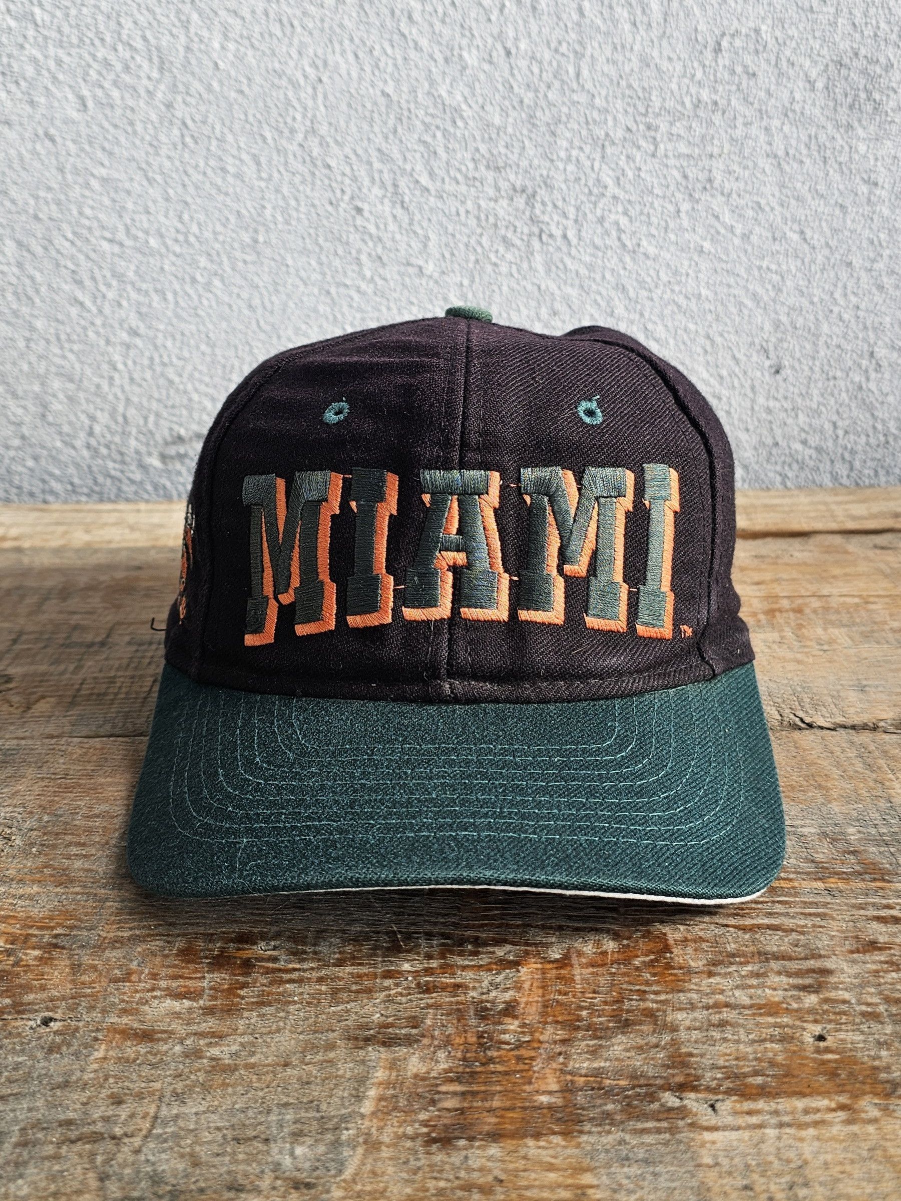 NCAA Miami Hurricanes TOW 90's Hat Size ONE SIZE - 1 Thumbnail