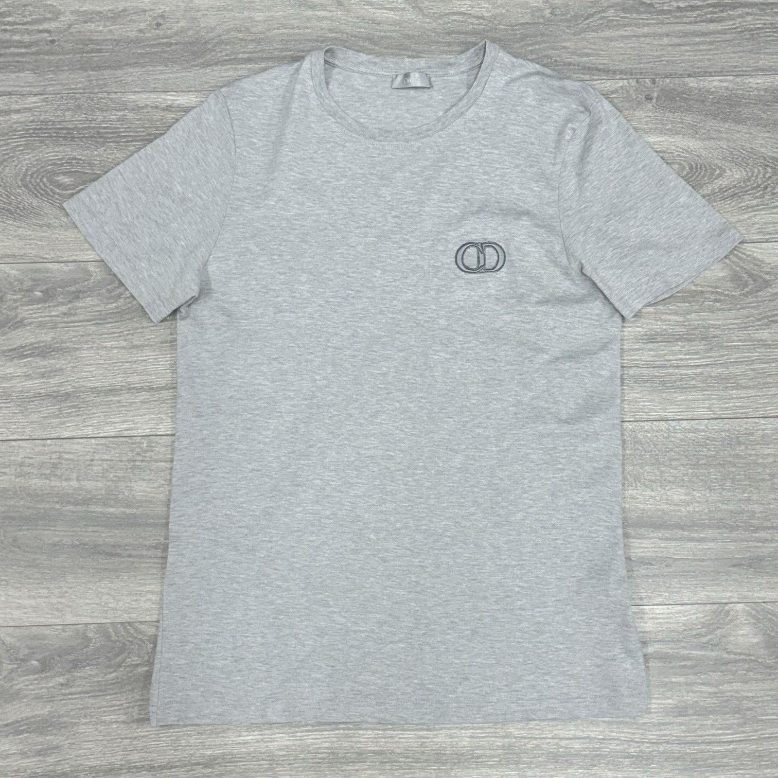 Dior Dior CD Icon Logo Cotton T-Shirt ' Grey ' | GREAT CONDITION! Size US L / EU 52-54 / 3 - 1 Thumbnail