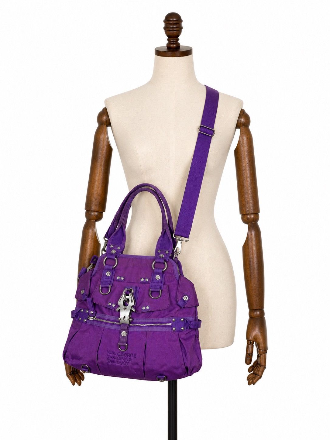 George Gina & Lucy George Gina & Lucy She Said He Said Purple Y2K Handle Bag Size ONE SIZE - 2 Thumbnail