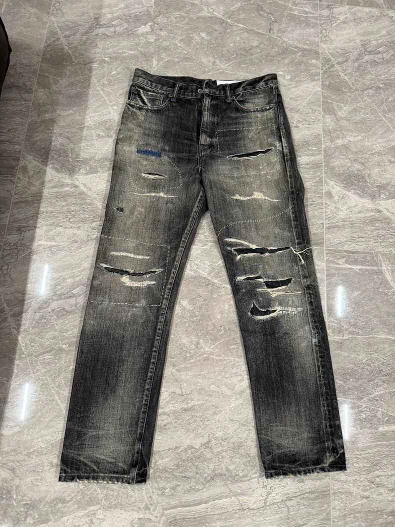 NEIGHBORHOOD 21AW Distressed Jeans