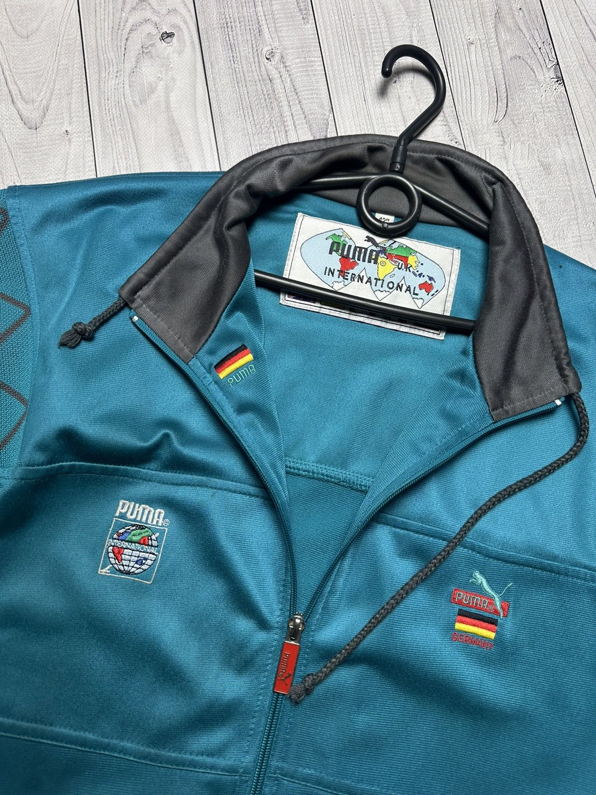 Puma × Vintage Vintage puma Germany track jacket Deutschland size L rare Size US L / EU 52-54 / 3 - 2 Thumbnail