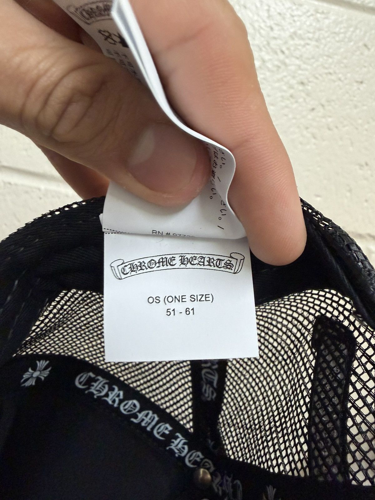 Chrome Hearts CHROME HEARTS LEATHER TRIPLE CROSS HAT Size ONE SIZE - 8 Thumbnail