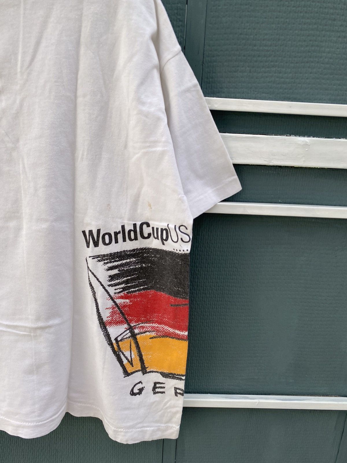 Adidas 🍓NEED GONE🍓Vintage adidas germany fc world cup 1994 usa tee Size US M / EU 48-50 / 2 - 6 Thumbnail