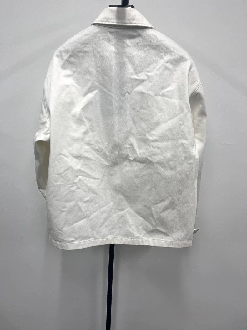 Prada PRADA SS24 Solid Logo Sticker Zip Casual Jacket 2504-Nextar Size US M / EU 48-50 / 2 - 2 Thumbnail