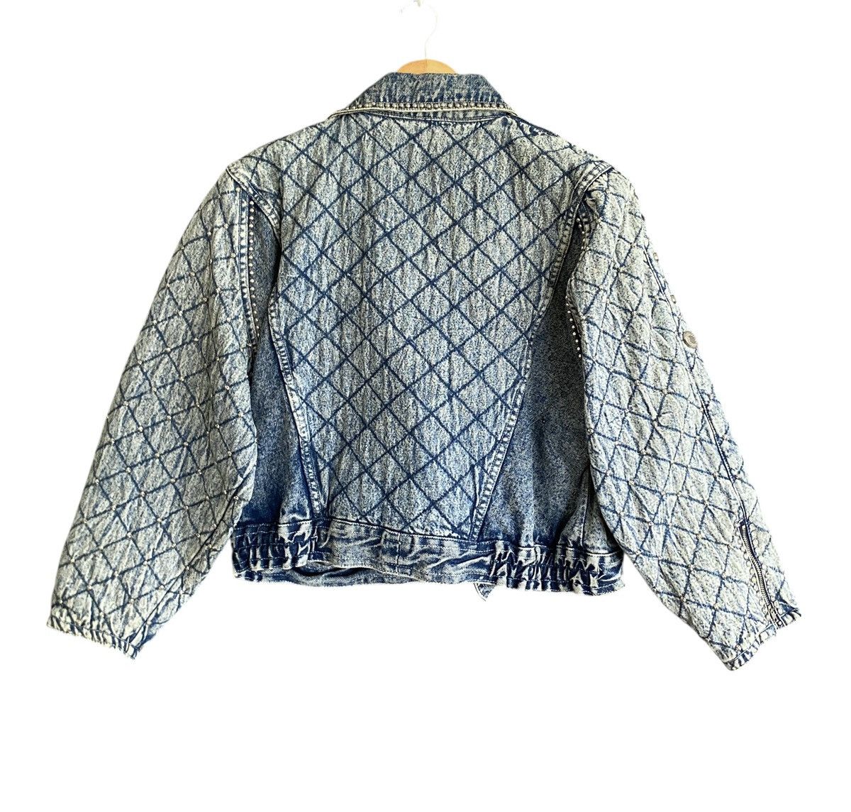 Japanese Brand Vintage Japanese Brand Double Collar Denim Jacket 1990s Size US M / EU 48-50 / 2 - 2 Thumbnail