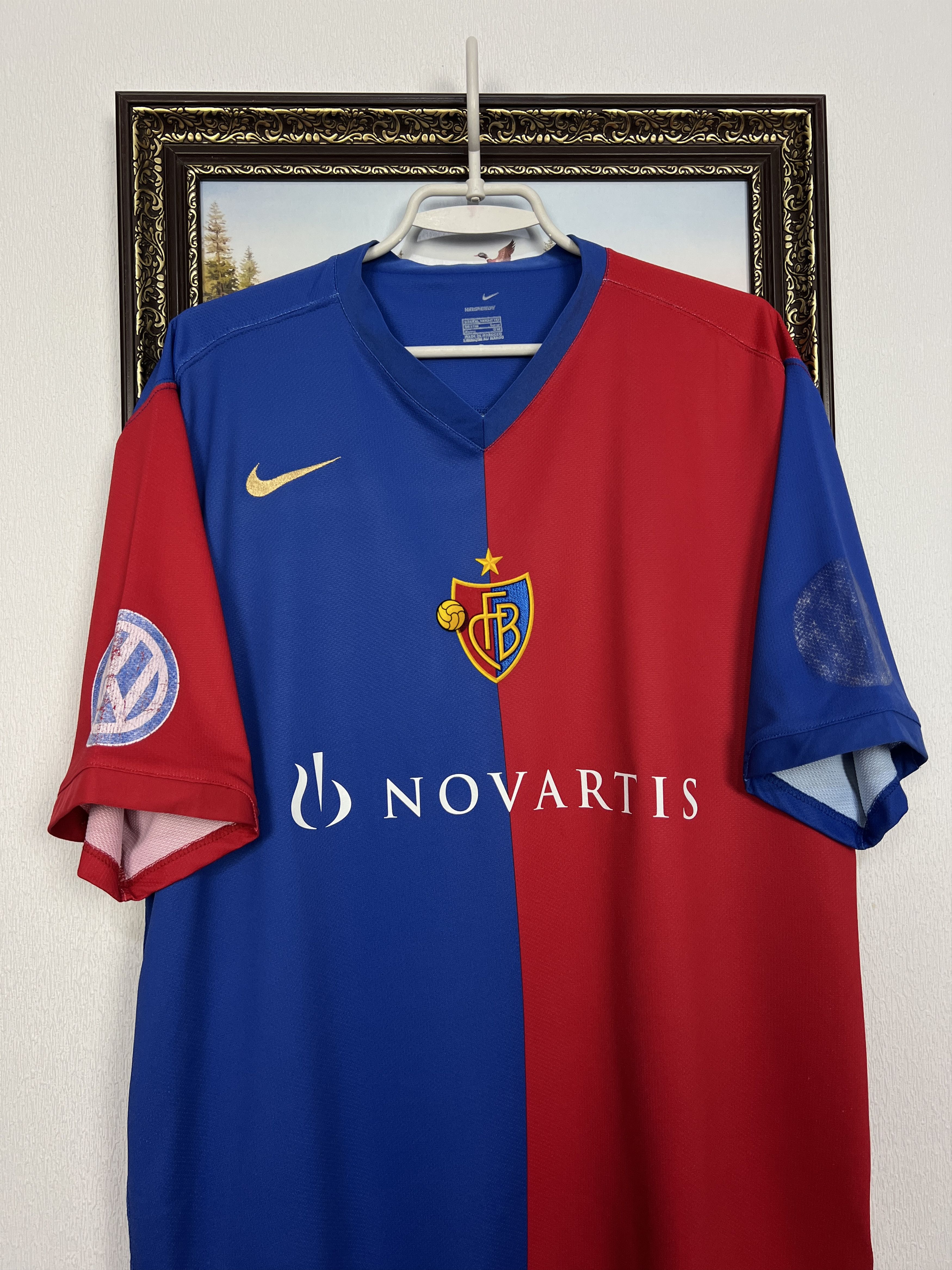 Nike Basel 1893 Home football shirt Soccer Jersey Trikot Rare Size US XXL / EU 58 / 5 - 2 Thumbnail