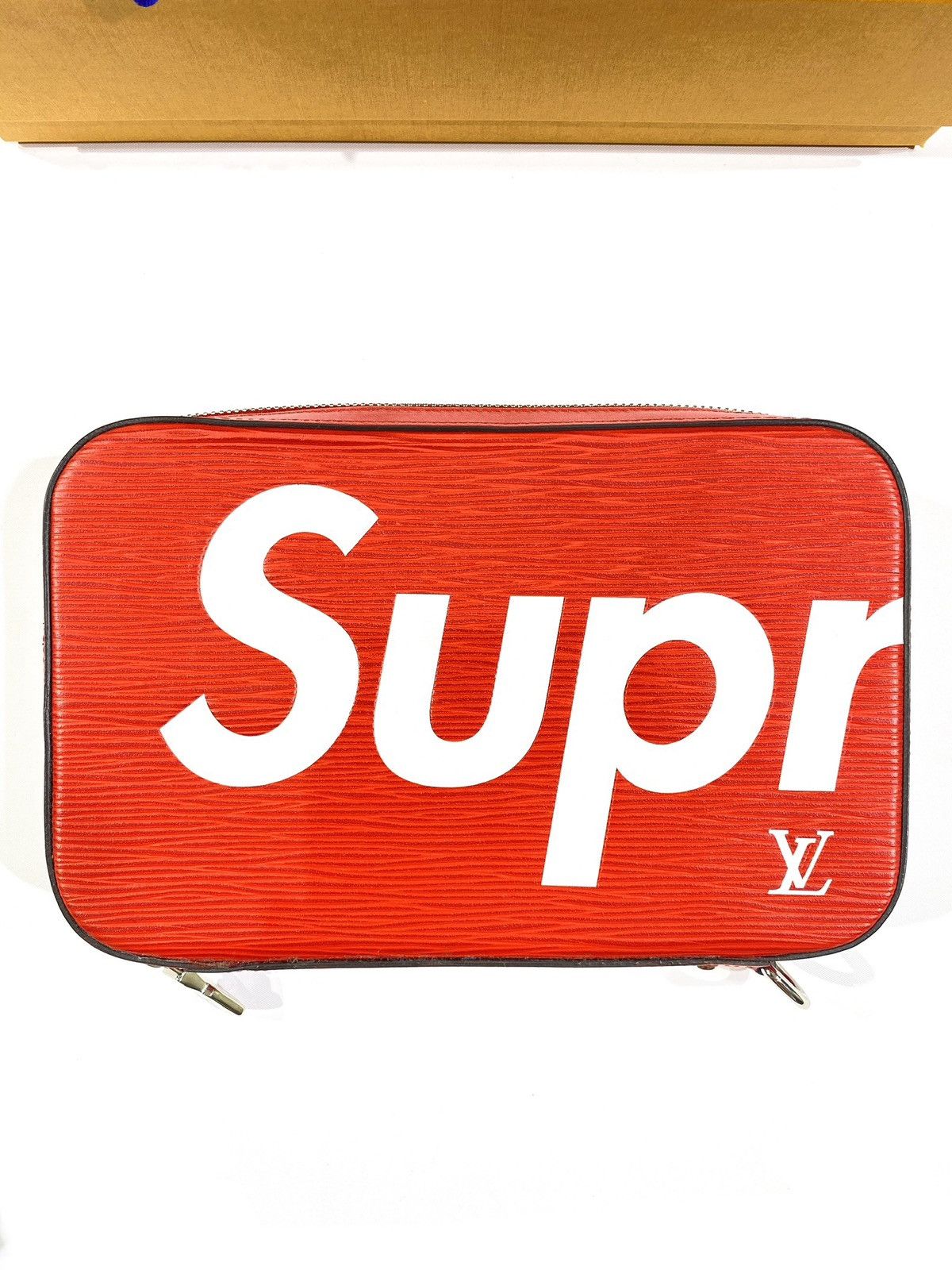 Louis Vuitton × Supreme Louis Vuitton X SUPREME 1 OF 1 Sample Unreleased Hand Clutch Size ONE SIZE - 5 Thumbnail