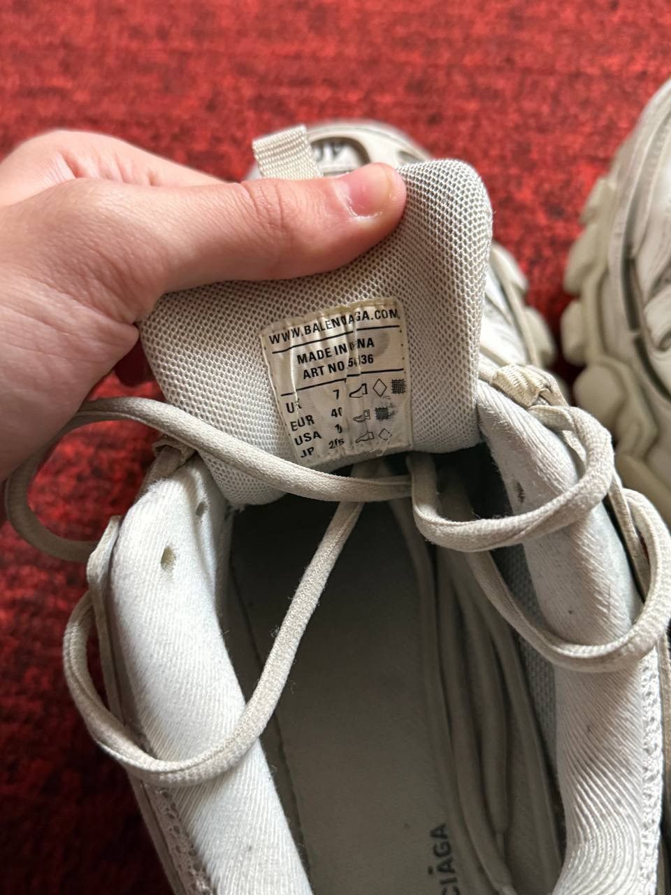 Balenciaga Balenciaga Truck White Streetwear Vintage Avant Garde Size US 7 / EU 40 - 7 Thumbnail