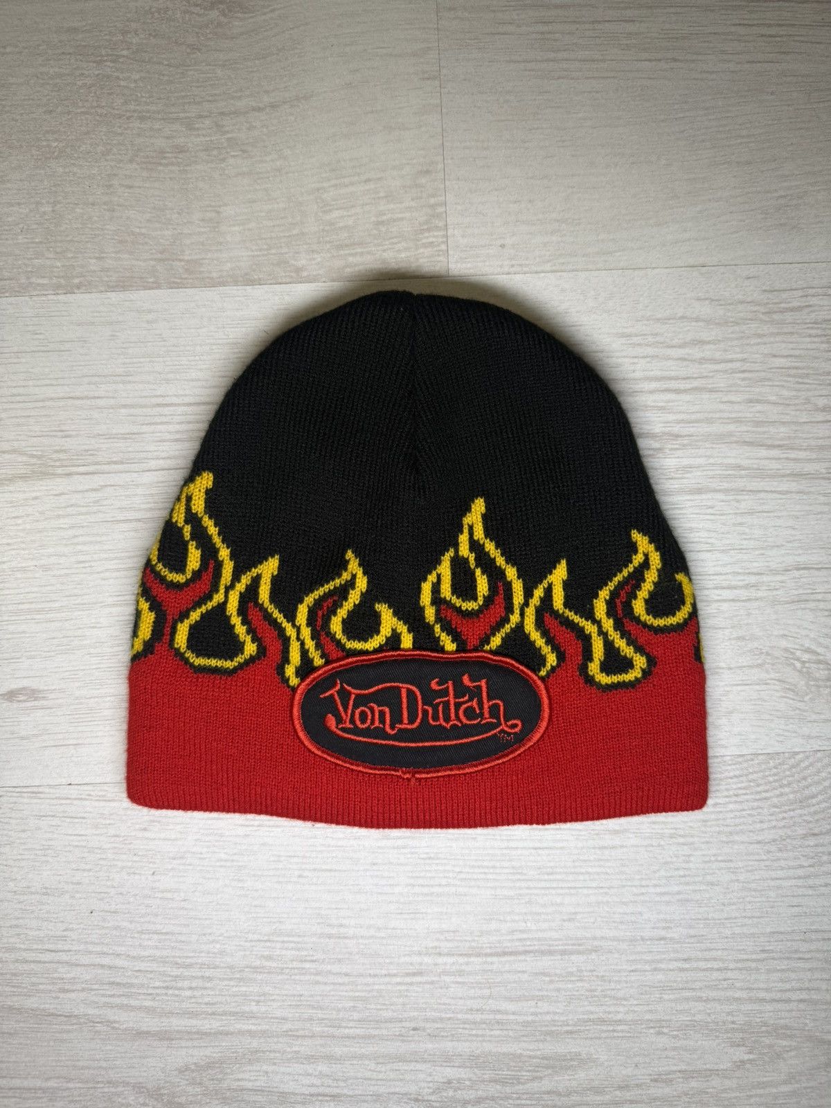 Von Dutch Y2K Vintage Von Dutch Special Edition Flame Beanie Size ONE SIZE - 1 Thumbnail
