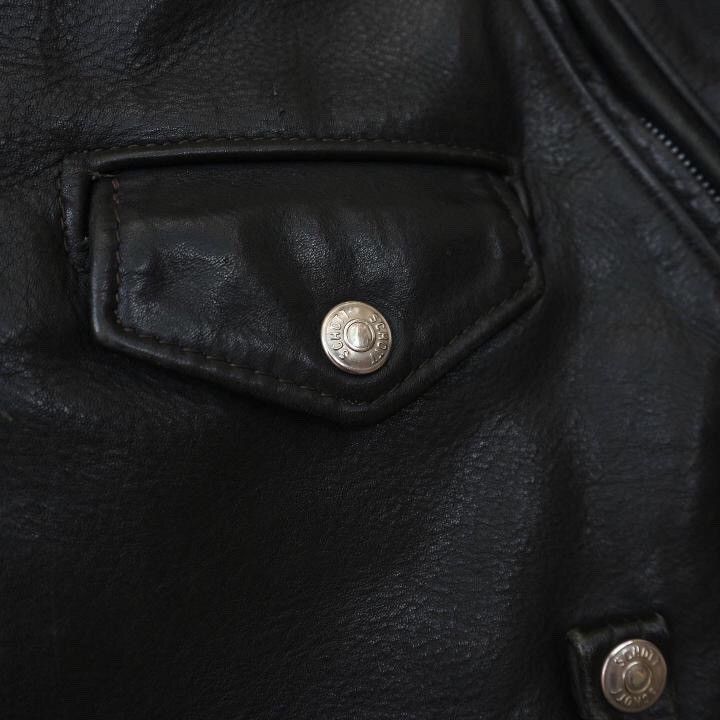 Schott × Vintage Vintage schott perfecto steerhide leather biker jacket Size US L / EU 52-54 / 3 - 6 Thumbnail