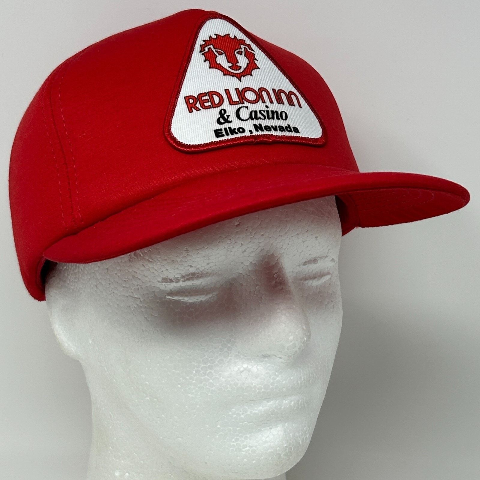 Vintage Vintage 80s Red Lion Inn Casino Elko Hat Baseball Cap Red Size ONE SIZE - 9 Thumbnail