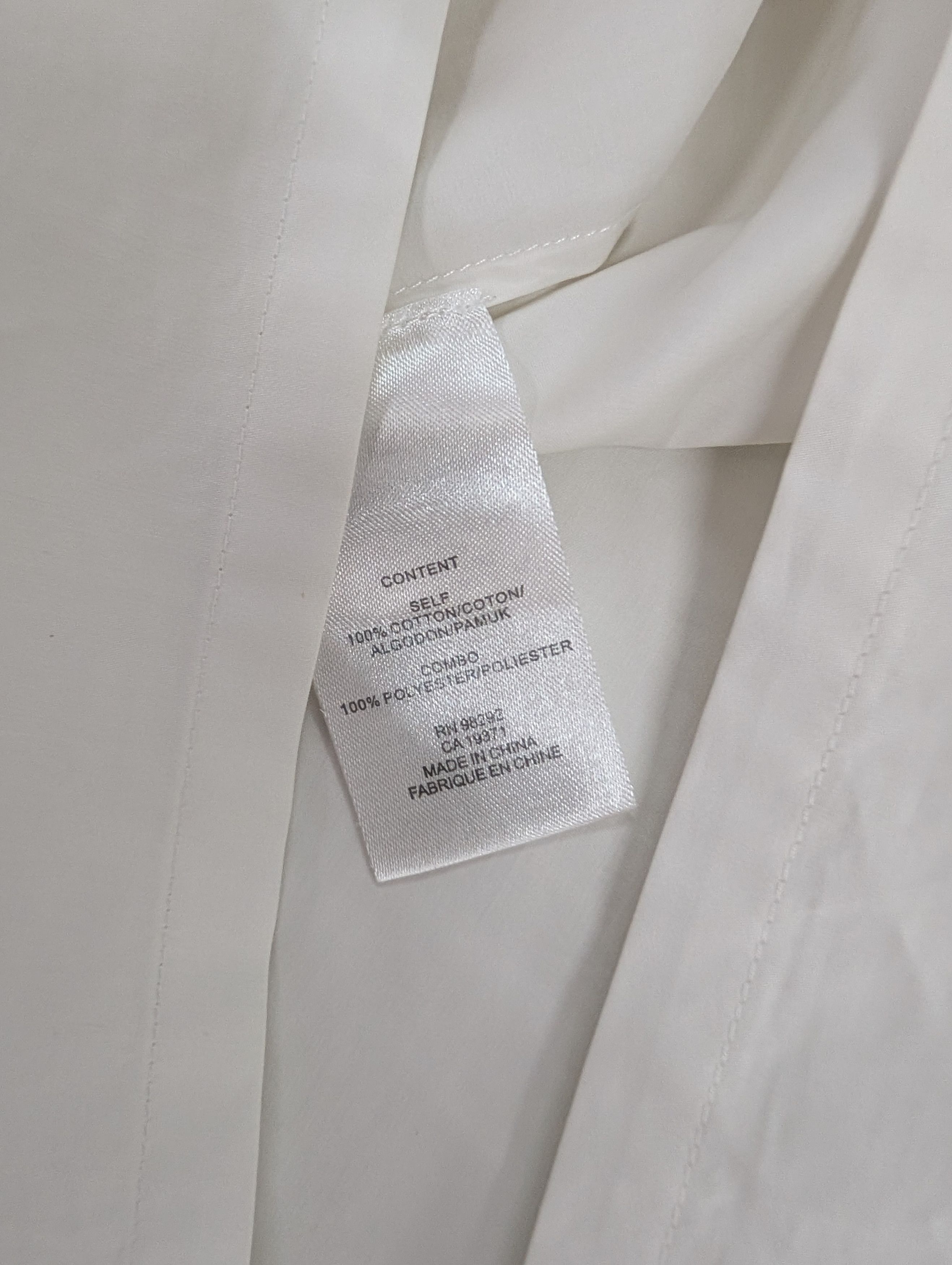 Tibi Tibi White Top With Puff Shoulders Size XS / US 0-2 / IT 36-38 - 6 Thumbnail
