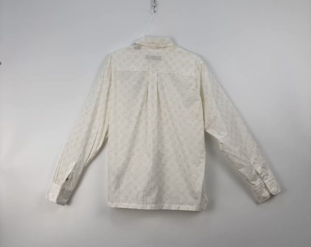 Louis Vuitton Louis Vuitton Off white full printed chest embroidered shirt Size US S / EU 44-46 / 1 - 4 Thumbnail