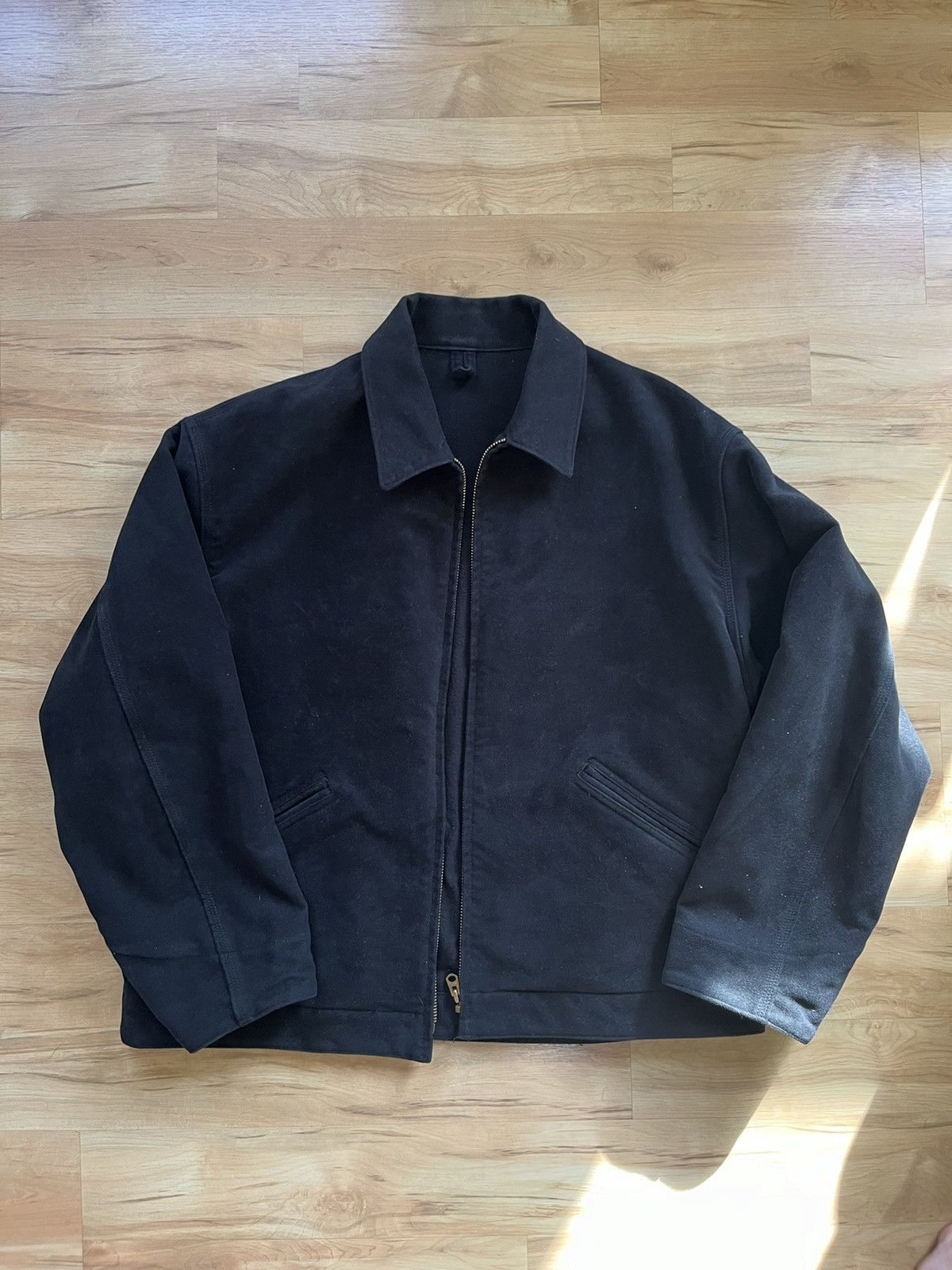 Comoli Comoli Moleskin Zip Short Jacket Size US M / EU 48-50 / 2 - 2 Thumbnail