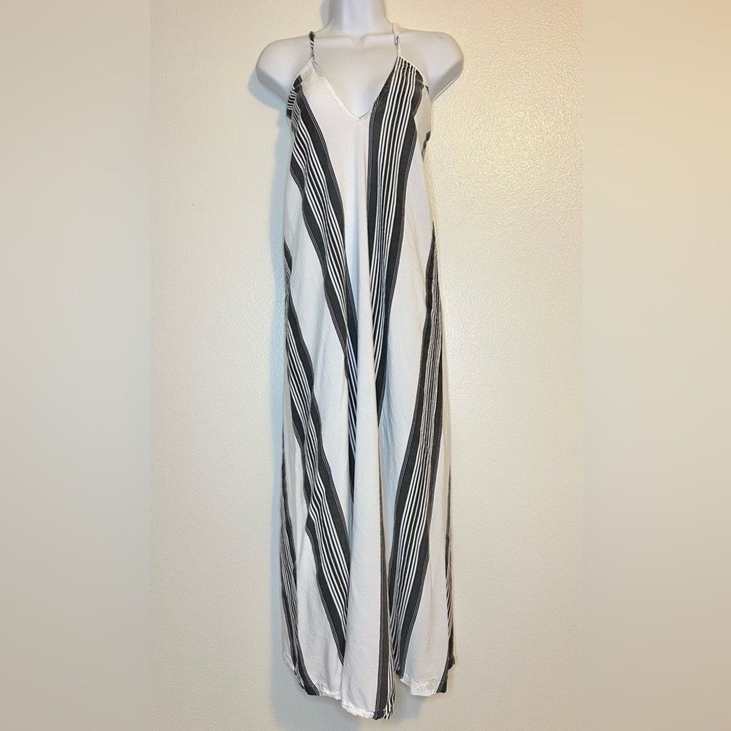 NO ID Debbie Dabble by Angel Biba Black White Maxi Dress Medium Size M / US 6-8 / IT 42-44 - 4 Thumbnail