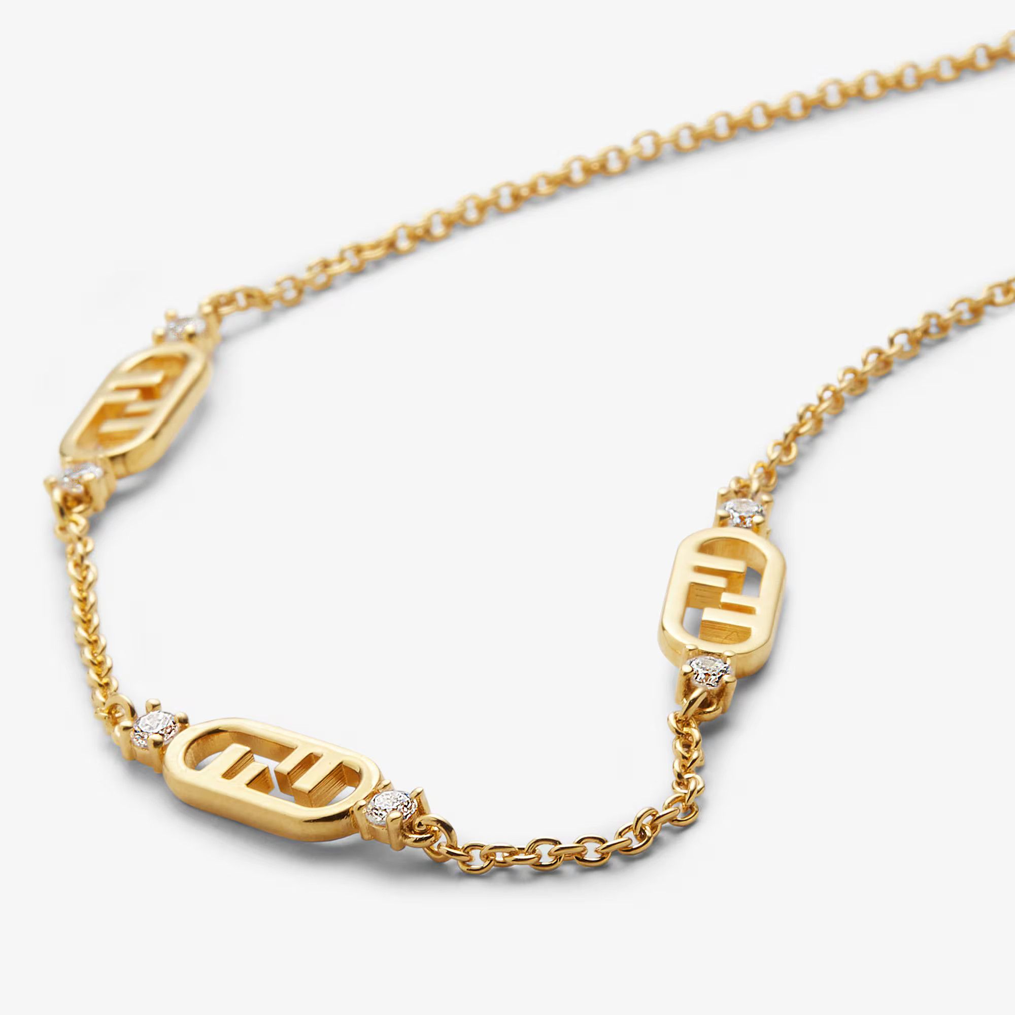 Fendi o1loc1c1225 Size: OS/Necklace in Golden Size ONE SIZE - 2 Thumbnail