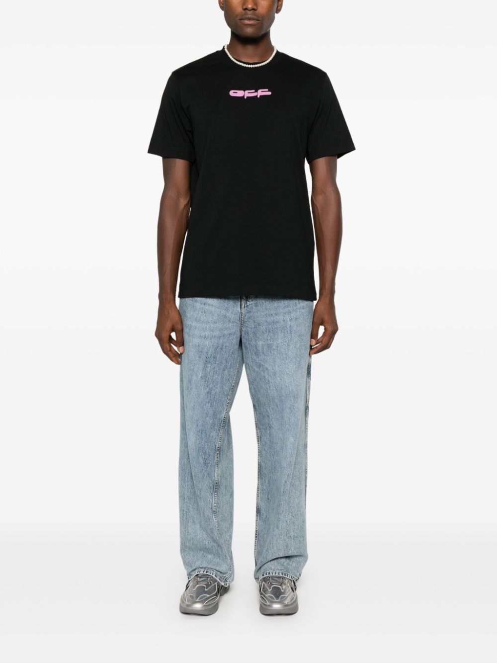 Off-White o1h1sh11224 Dragon Bee Slim Tee in Black Size US XXL / EU 58 / 5 - 2 Thumbnail