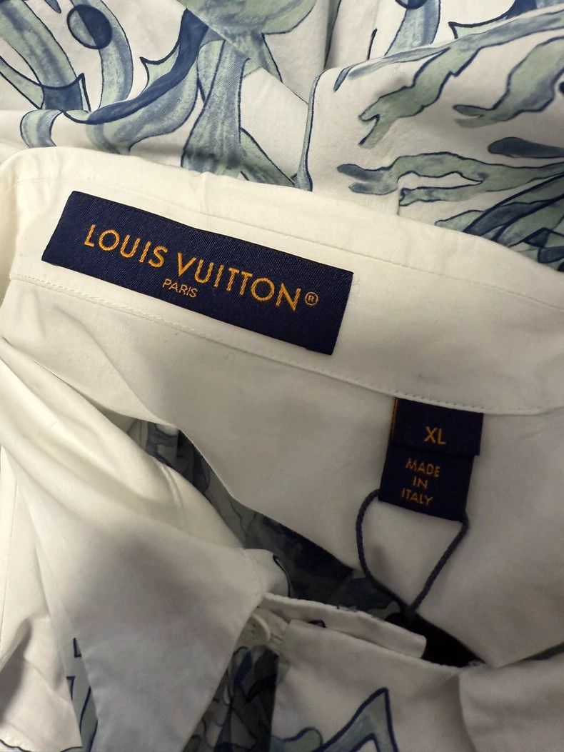Louis Vuitton Louis VuittonFull-print seaweed short-sleeved shirt 2502-Ne Size US XL / EU 56 / 4 - 3 Thumbnail