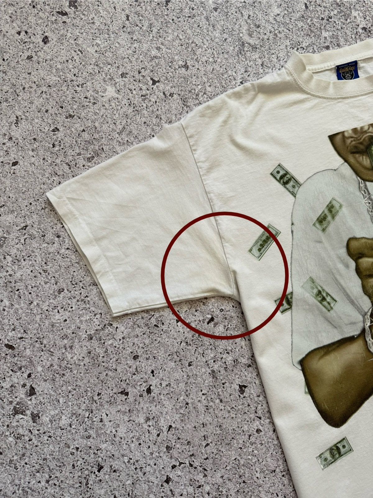 Affliction × Rap Tees × Vintage Vintage 2007 Give Me Face 2Pac Hip Hop Rap T-Shirt Size US XL / EU 56 / 4 - 11 Thumbnail