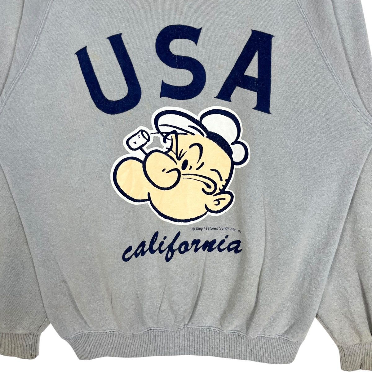 Cartoon Network × Vintage Vintage Popeye The Sailor Pull Over Hoodie Size US L / EU 52-54 / 3 - 3 Thumbnail