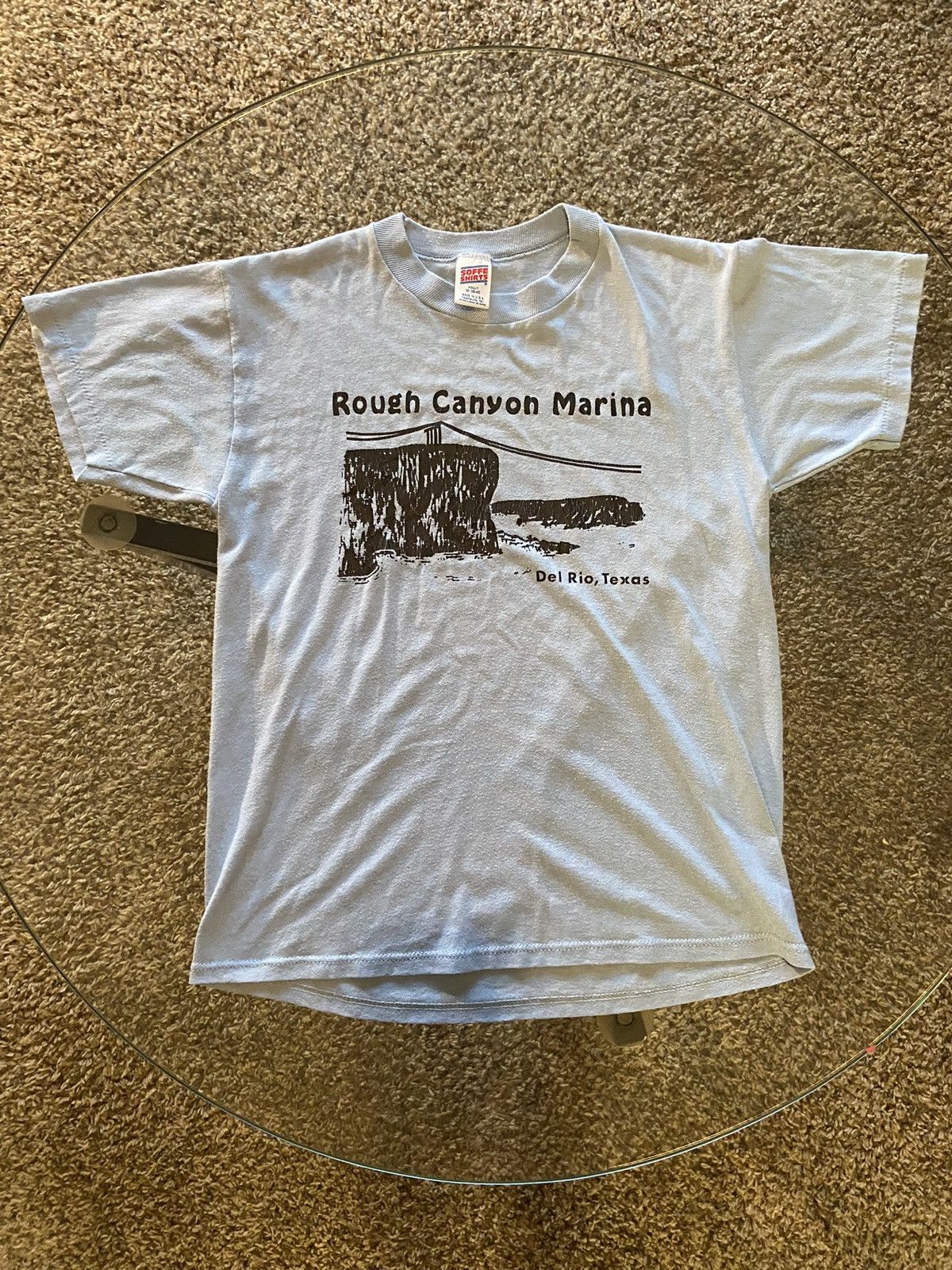 Soffe Vintage Del Rio, Texas Rough Canyon Marina Tee Size US M / EU 48-50 / 2 - 1 Thumbnail