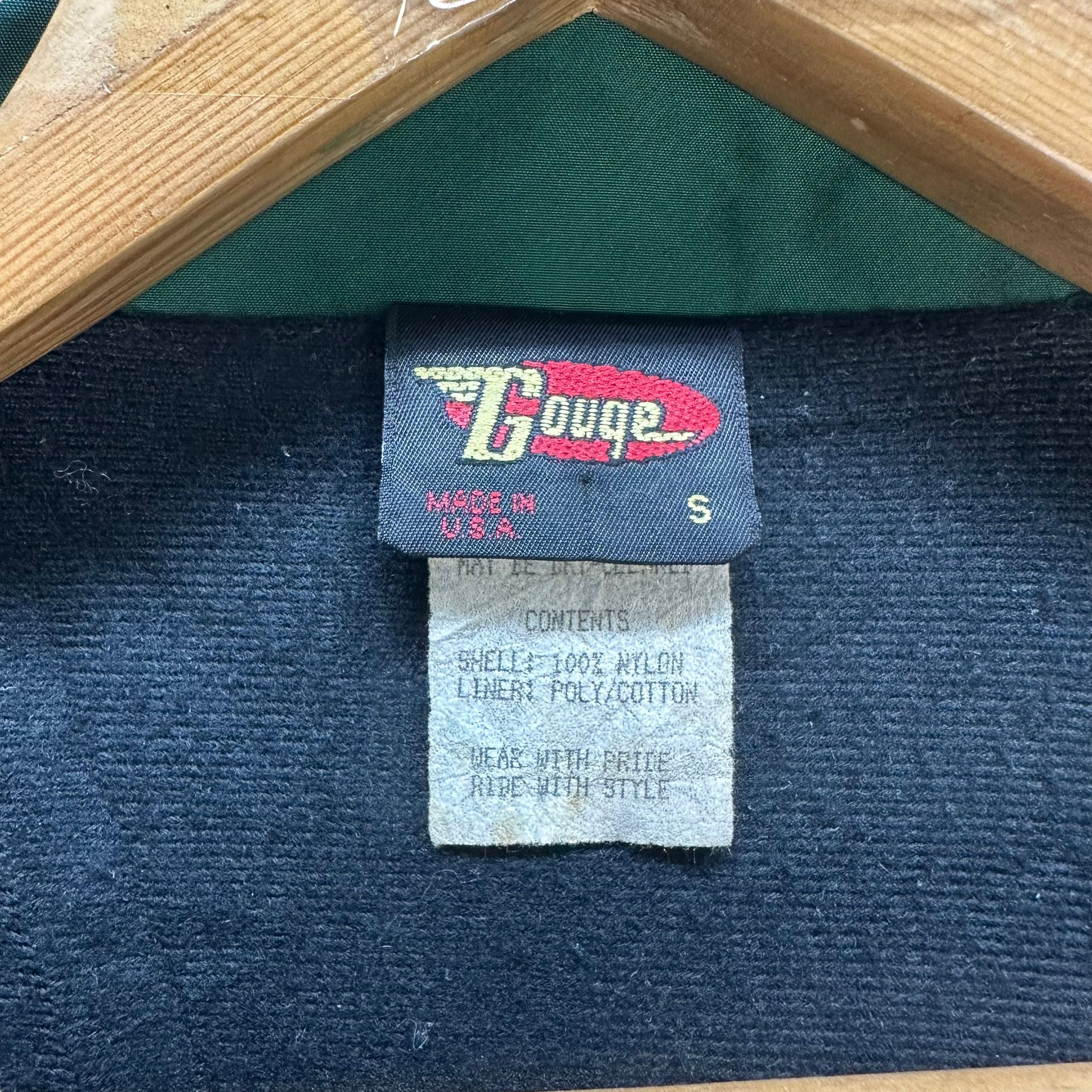 Vintage VINTAGE GOUGE MADE IN USA GREEN JACKET #7470-148 Size US S / EU 44-46 / 1 - 10 Thumbnail