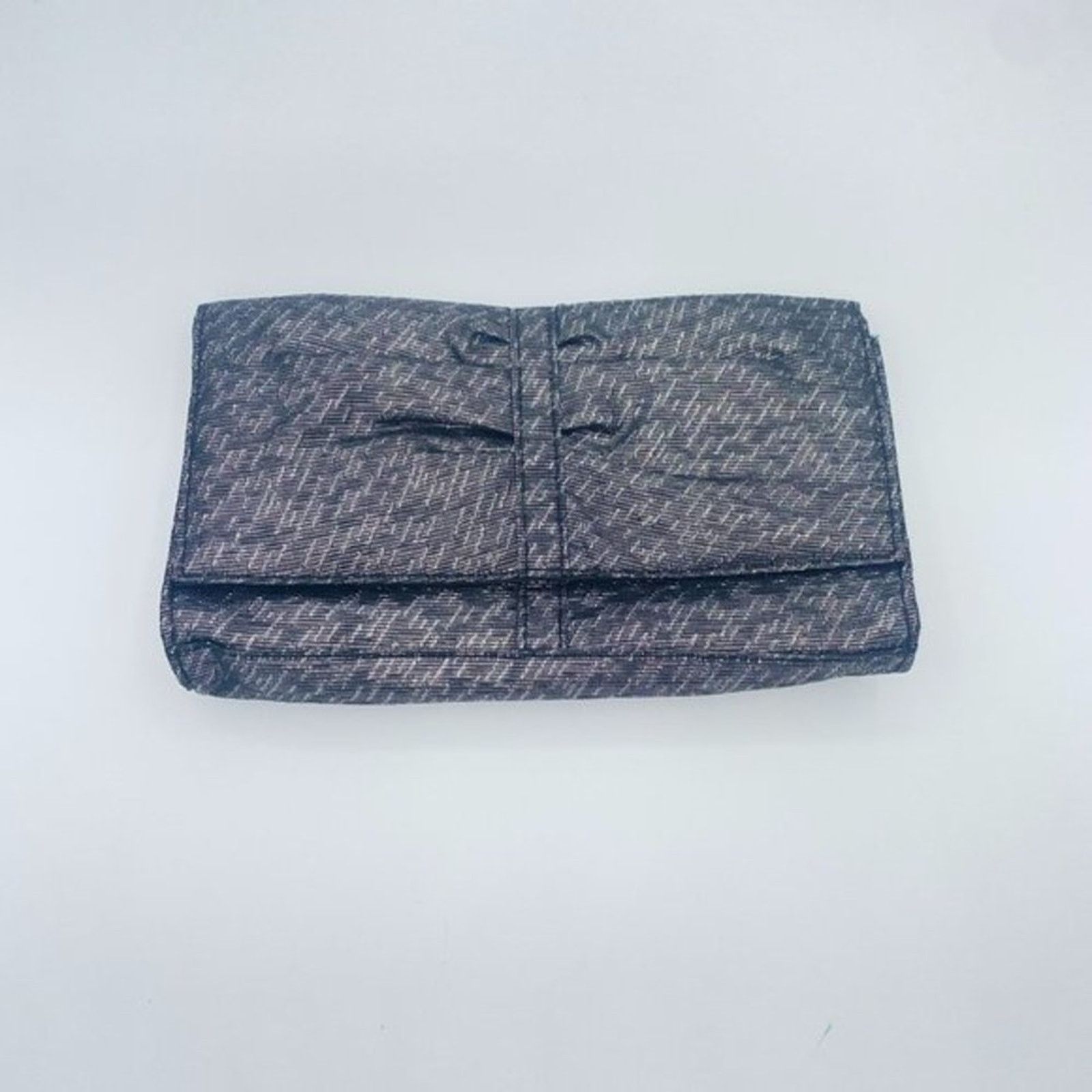 Other Lancome Silver Metallic Woven Snap Button Wallet Purse Size ONE SIZE - 1 Thumbnail