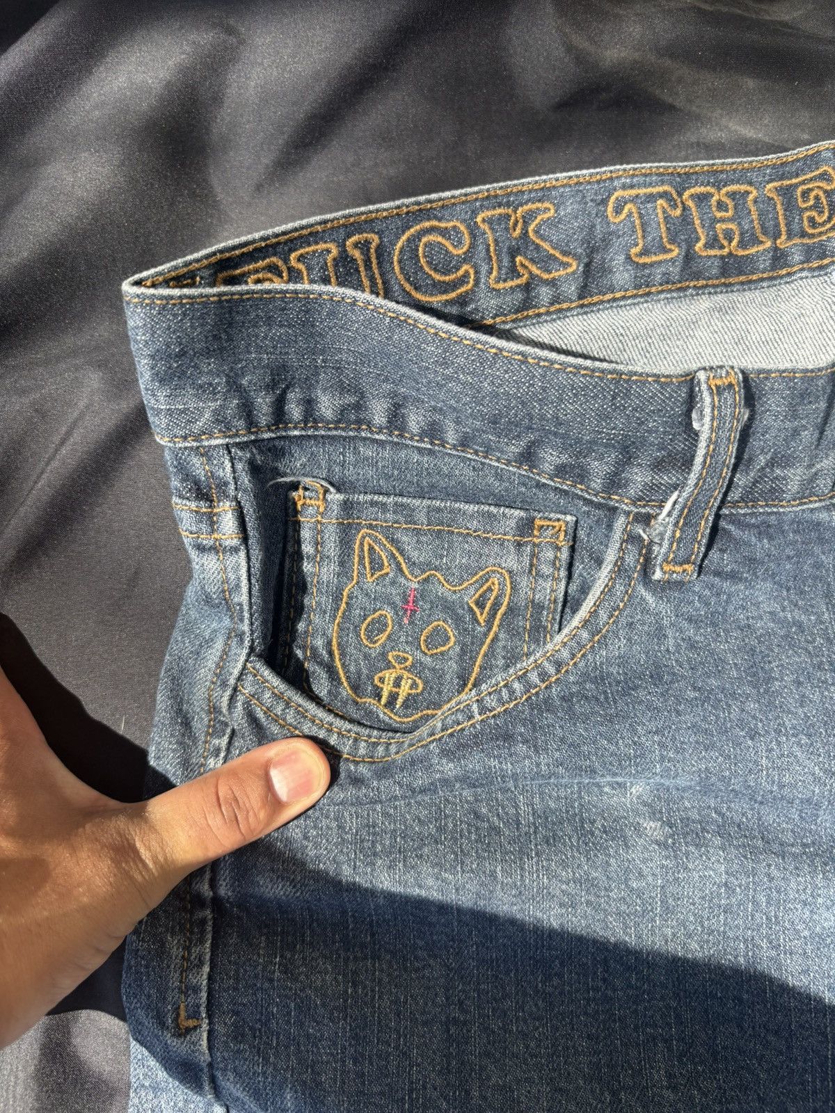 Golf Wang × Odd Future × Tyler The Creator 2013 Golf Wang Denim Jeans Size US 34 / EU 50 - 4 Thumbnail