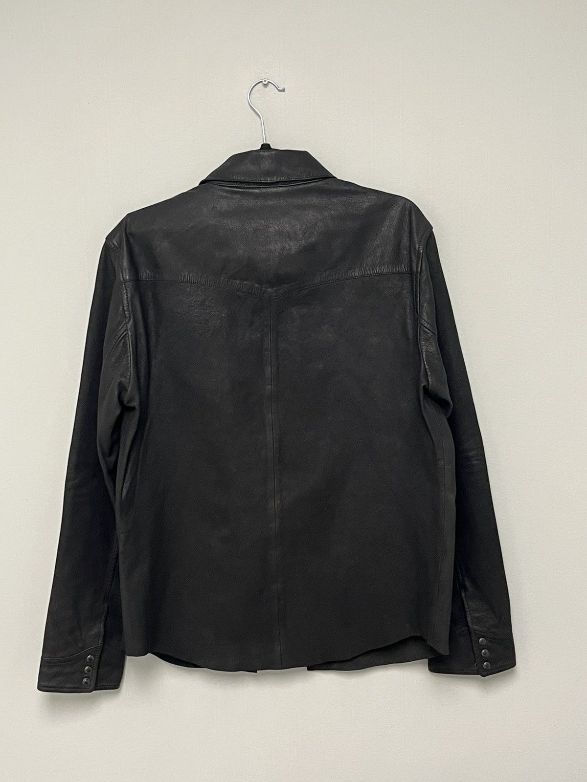 John Varvatos Mason shirt jacket Leather 48 Size US M / EU 48-50 / 2 - 14 Thumbnail
