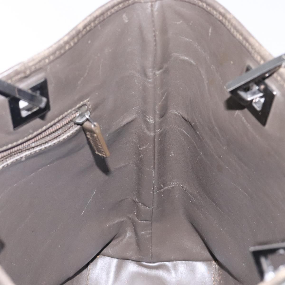 Gucci GUCCI Tote Bag Satin Brown Silver 002 002 Size ONE SIZE - 18 Thumbnail