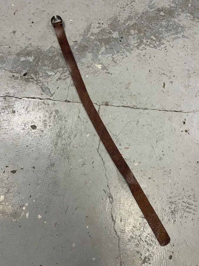 Designer × Just Cavalli × Vintage SS2004 Cavalli Brown Leather Belt Size ONE SIZE - 10 Thumbnail