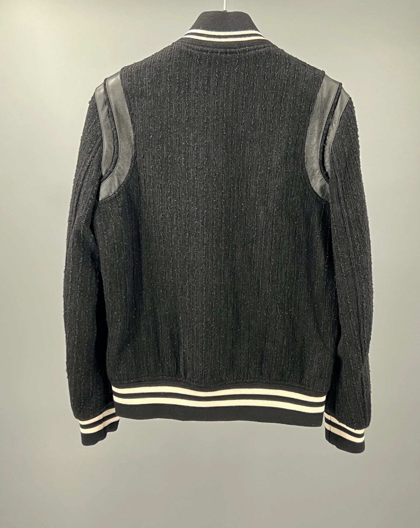 Yves Saint Laurent YSL Black Wool Blend Long Sleeve Jacket Size US M / EU 48-50 / 2 - 4 Thumbnail